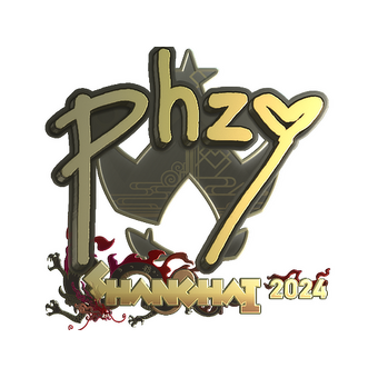 Sticker | phzy (Gold) | Shanghai 2024 CS2 skin