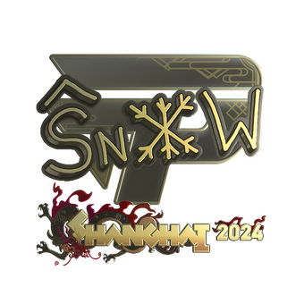 Sticker | snow (Gold) | Shanghai 2024 CS2 skin