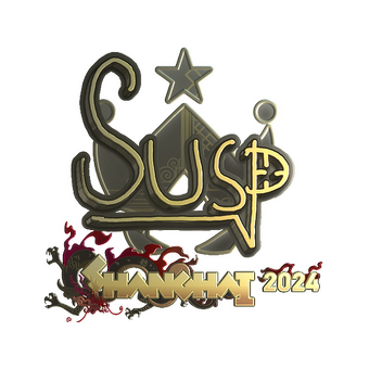 Sticker | susp (Gold) | Shanghai 2024 CS2 skin