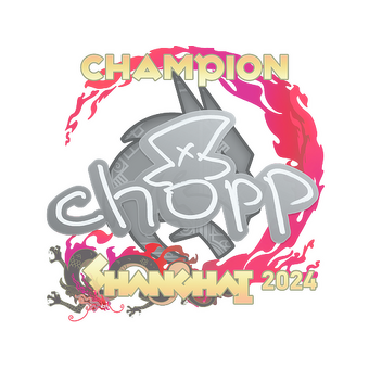 Sticker | chopper (Champion) | Shanghai 2024 CS2 skin