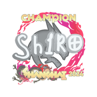 Sticker | sh1ro (Champion) | Shanghai 2024 CS2 skin