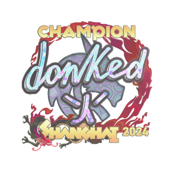 Sticker | donk (Holo, Champion) | Shanghai 2024 CS2 skin