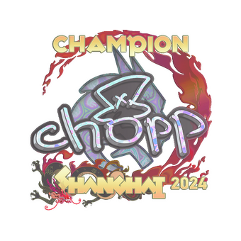 Sticker | chopper (Holo, Champion) | Shanghai 2024 CS2 skin
