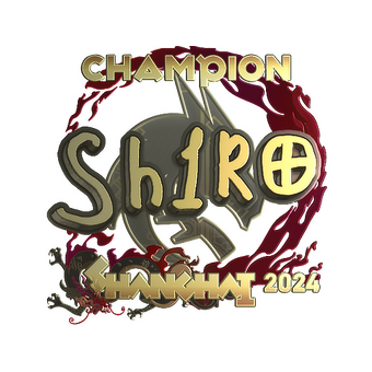 Sticker | sh1ro (Gold, Champion) | Shanghai 2024 CS2 skin