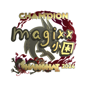 Sticker | magixx (Gold, Champion) | Shanghai 2024 CS2 skin