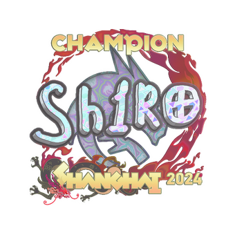 Sticker | sh1ro (Holo, Champion) | Shanghai 2024 CS2 skin