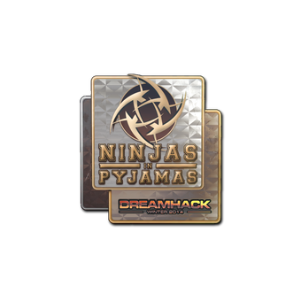 Sticker | Ninjas in Pyjamas (Holo) | DreamHack 2014 CS2 skin