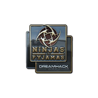 Sticker | Ninjas in Pyjamas (Foil) | DreamHack 2014 CS2 skin