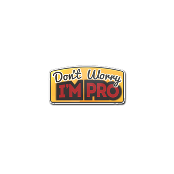 Sticker | Don't Worry, I'm Pro CS2 skin