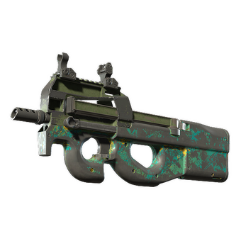 P90 | Mustard Gas (Battle-Scarred) CS2 skin