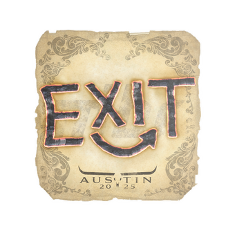 Sticker | exit | Austin 2025 CS2 skin