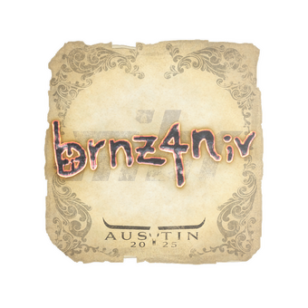 Sticker | brnz4n | Austin 2025 CS2 skin