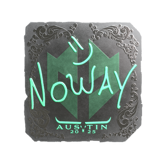 Sticker | noway (Foil) | Austin 2025 CS2 skin