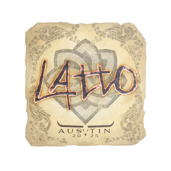 Sticker | latto | Austin 2025 CS2 skin