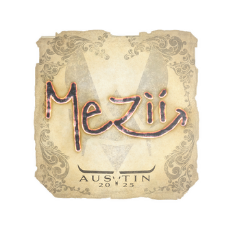 Sticker | mezii | Austin 2025 CS2 skin