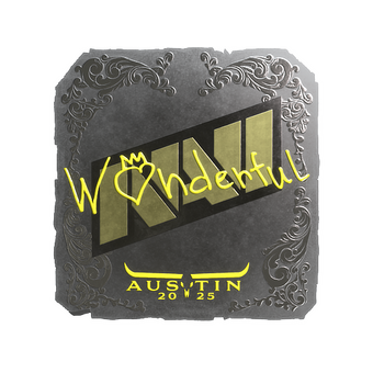 Sticker | w0nderful (Foil) | Austin 2025 CS2 skin