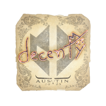 Sticker | decenty | Austin 2025 CS2 skin