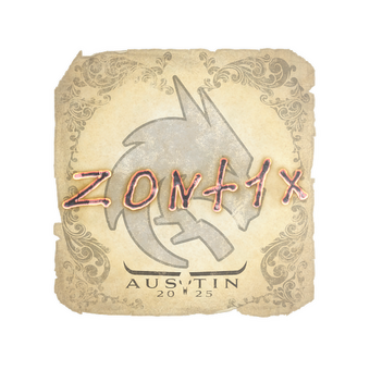 Sticker | zont1x | Austin 2025 CS2 skin