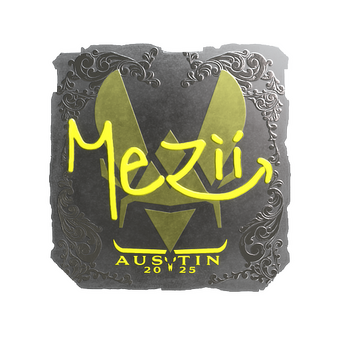 Sticker | mezii (Foil) | Austin 2025 CS2 skin