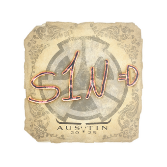 Sticker | s1n | Austin 2025 CS2 skin