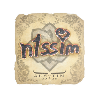 Sticker | n1ssim | Austin 2025 CS2 skin