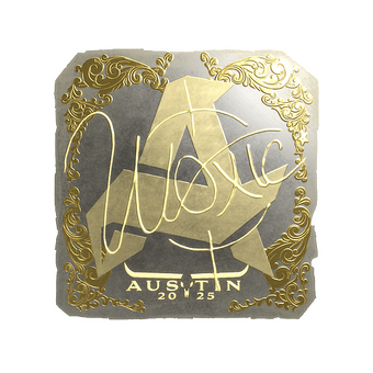 Sticker | woxic (Gold) | Austin 2025 CS2 skin