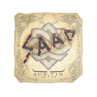 Sticker | saadzin | Austin 2025 CS2 skin