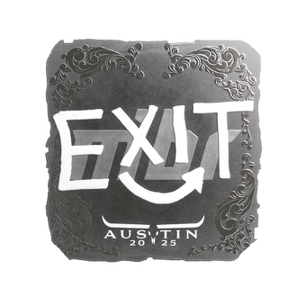 Sticker | exit (Foil) | Austin 2025 CS2 skin
