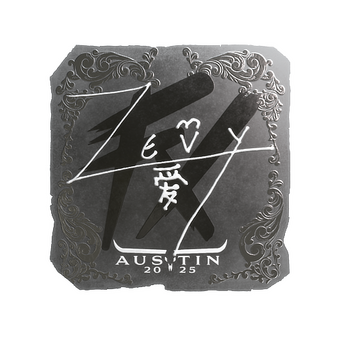 Sticker | zevy (Foil) | Austin 2025 CS2 skin