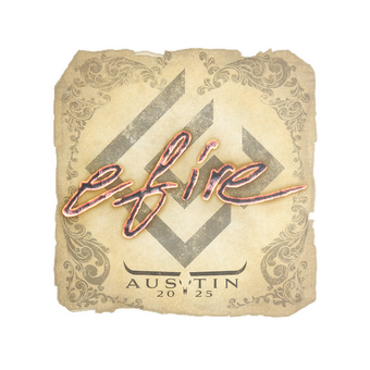 Sticker | efire | Austin 2025 CS2 skin
