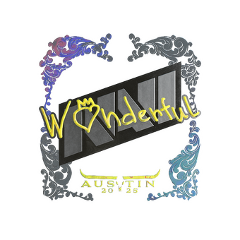 Sticker | w0nderful (Holo) | Austin 2025 CS2 skin