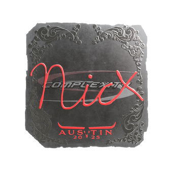Sticker | nicx (Foil) | Austin 2025 CS2 skin