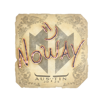 Sticker | noway | Austin 2025 CS2 skin