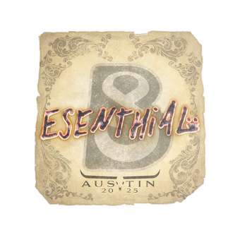 Sticker | esenthial | Austin 2025 CS2 skin