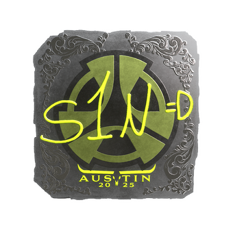 Sticker | s1n (Foil) | Austin 2025 CS2 skin