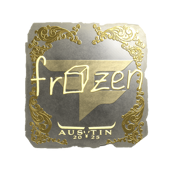 Sticker | frozen (Gold) | Austin 2025 CS2 skin