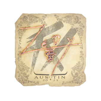 Sticker | zevy | Austin 2025 CS2 skin