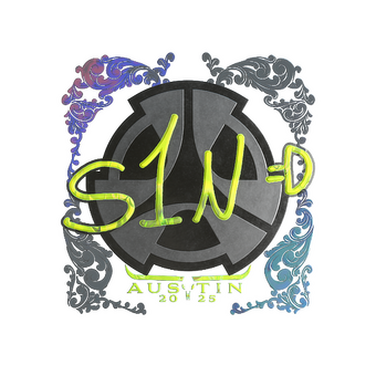 Sticker | s1n (Holo) | Austin 2025 CS2 skin