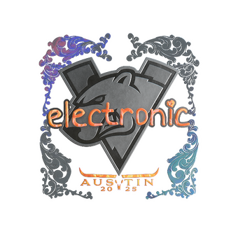 Sticker | electronic (Holo) | Austin 2025 CS2 skin