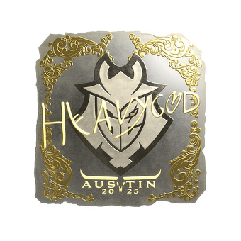 Sticker | Heavygod (Gold) | Austin 2025 CS2 skin