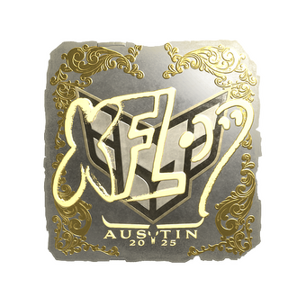 Sticker | xfl0ud (Gold) | Austin 2025 CS2 skin