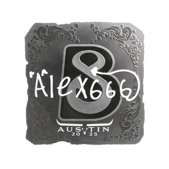 Sticker | alex666 (Foil) | Austin 2025 CS2 skin