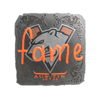 Sticker | fame (Foil) | Austin 2025 CS2 skin