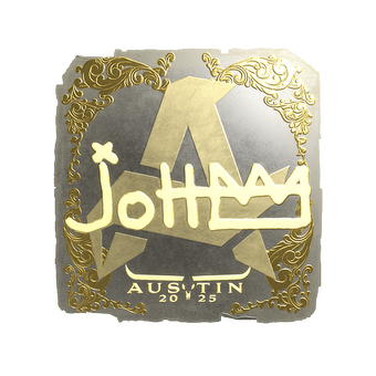 Sticker | jottAAA (Gold) | Austin 2025 CS2 skin