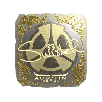Sticker | Swisher (Gold) | Austin 2025 CS2 skin