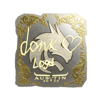 Sticker | donk (Gold) | Austin 2025 CS2 skin