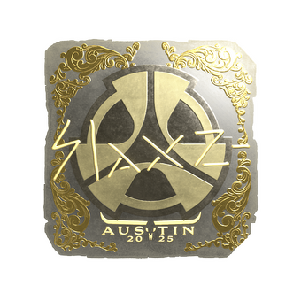 Sticker | slaxz- (Gold) | Austin 2025 CS2 skin