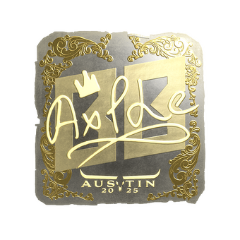 Sticker | Ax1Le (Gold) | Austin 2025 CS2 skin