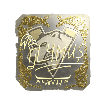 Sticker | FL4MUS (Gold) | Austin 2025 CS2 skin
