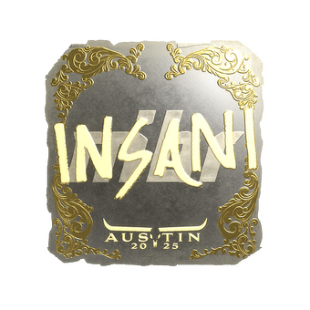 Sticker | insani (Gold) | Austin 2025 CS2 skin